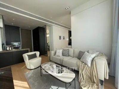Luxurious modern living room with elegant decor and open layout, perfect for relaxation and entertaining.