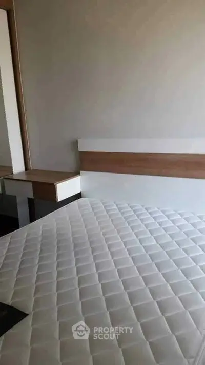 Modern bedroom with minimalist design and comfortable mattress