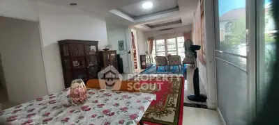 Spacious living room with elegant decor and natural light