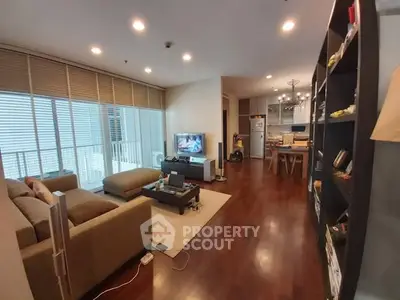 Spacious modern living room with open layout and elegant decor