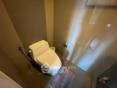 Modern bathroom with sleek design and high-quality fixtures
