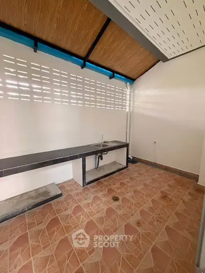 Spacious kitchen with open layout and modern design