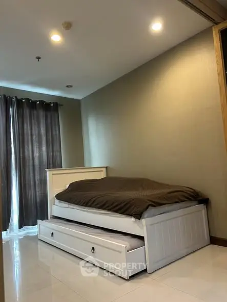 Cozy bedroom with modern design and natural light