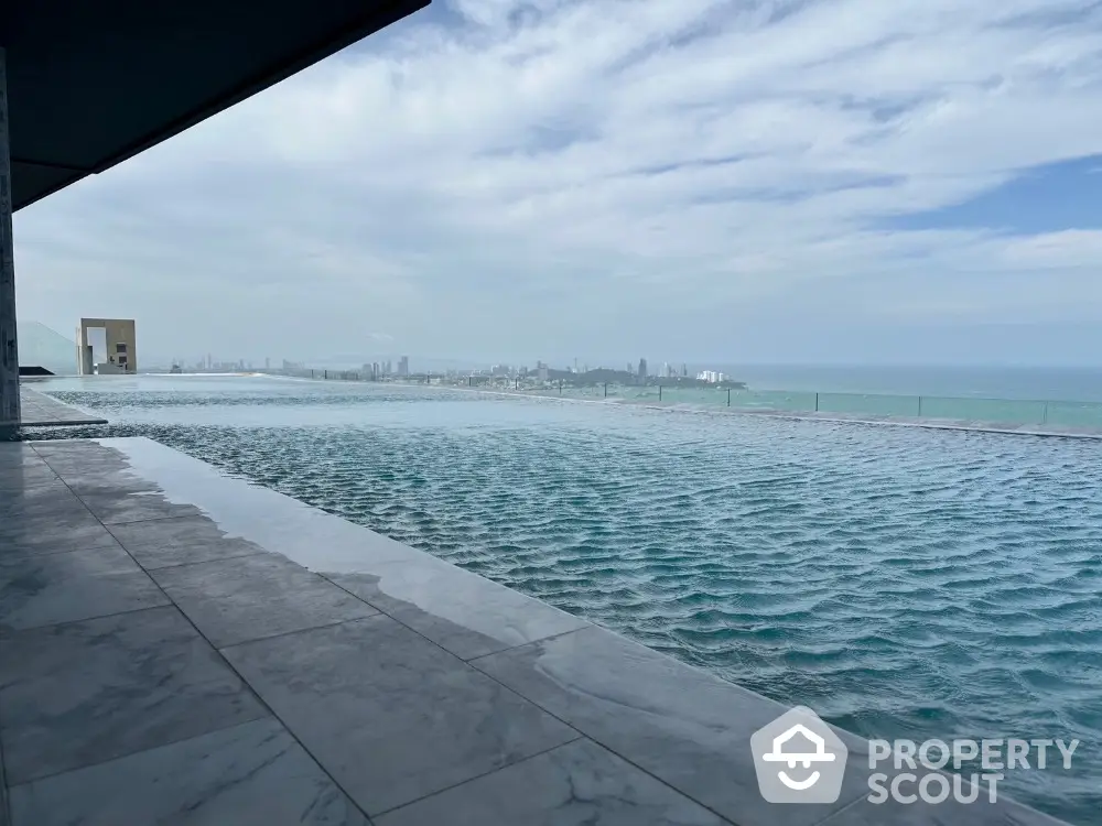 Stunning rooftop infinity pool with panoramic ocean views