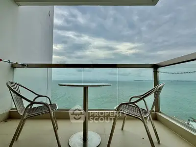 Stunning balcony with ocean view, perfect for relaxation and enjoying the sea breeze.