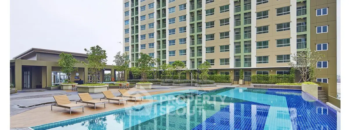 Luxurious condominium with a stunning outdoor pool and modern amenities