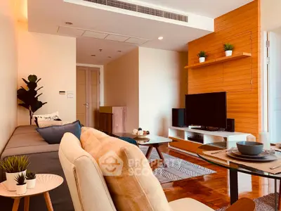 Stylish modern living room with cozy seating and elegant decor