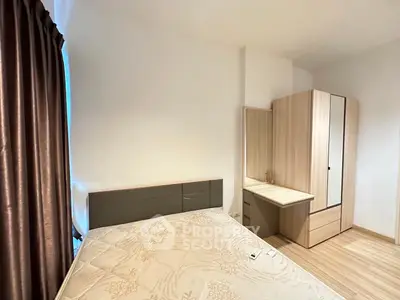 Cozy bedroom with modern furniture and natural light