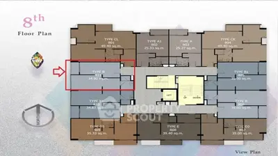  1 Bedroom Condo at Chateau In Town Ratchada 20-2