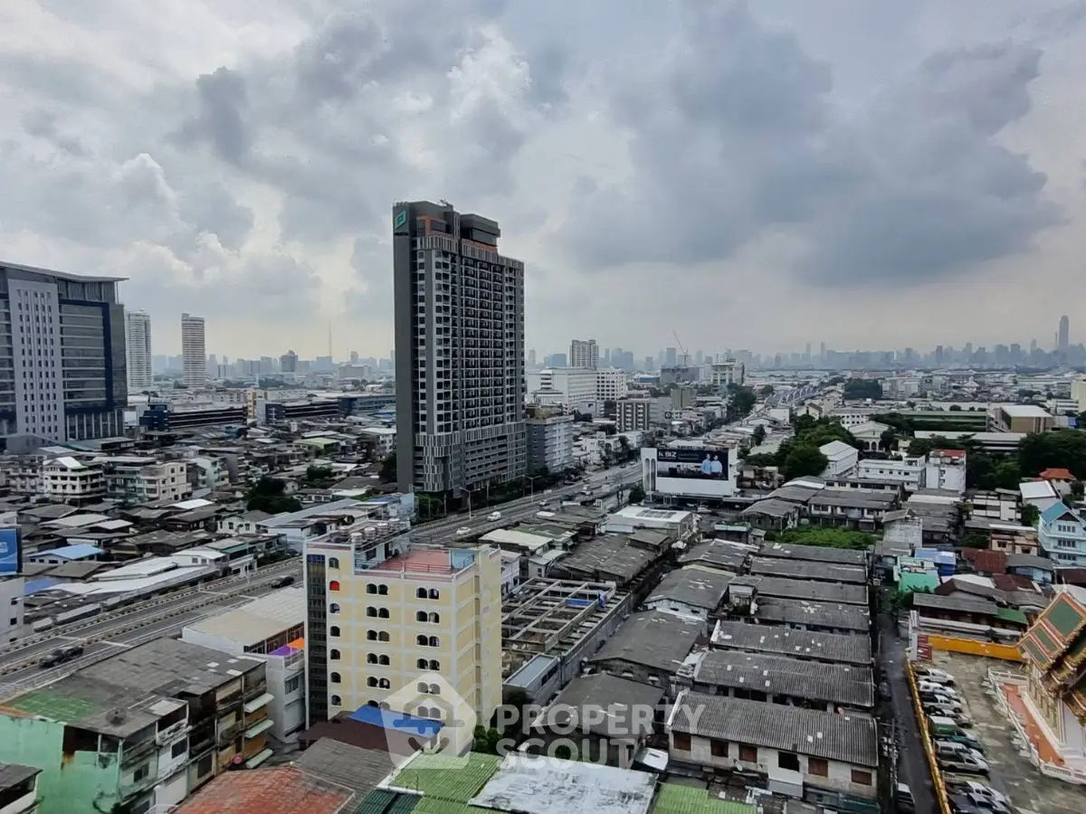 Stunning cityscape view showcasing urban skyline and high-rise buildings