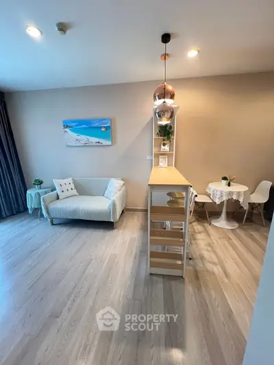 Stylish modern living room with cozy seating and elegant decor