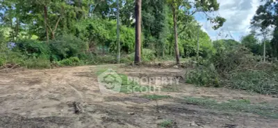Expansive plot of land surrounded by lush greenery, ideal for development or investment opportunities.