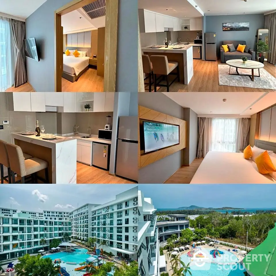 Luxurious condo with modern interiors and stunning pool view in prime location