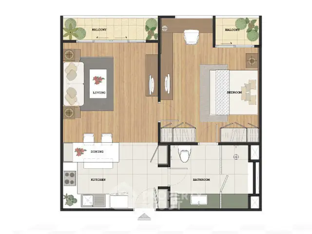  1 Bedroom Condo -1