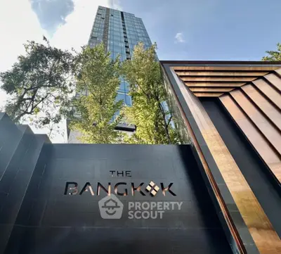 Stunning modern high-rise building with sleek architectural design in Bangkok.
