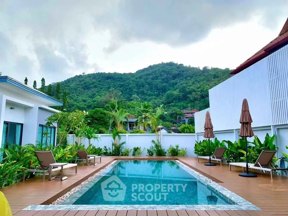 Stunning villa with private pool and mountain views, perfect for luxury living.