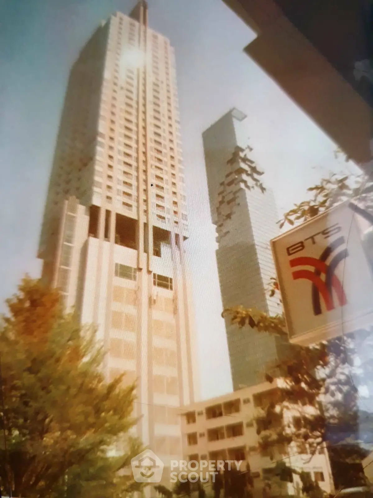 Stunning skyscraper view with modern architectural design in urban setting