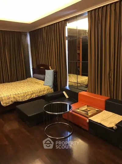 Luxurious bedroom with elegant decor and stylish furniture