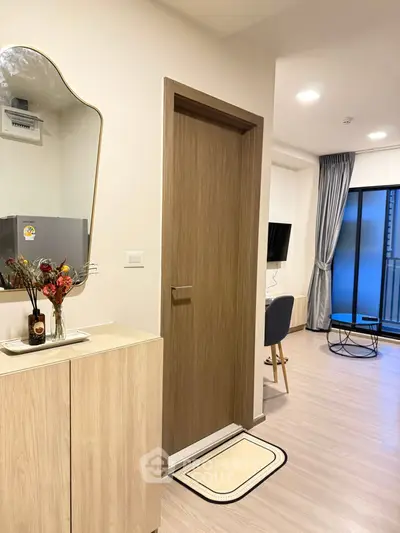 Modern apartment interior with stylish decor and open living space