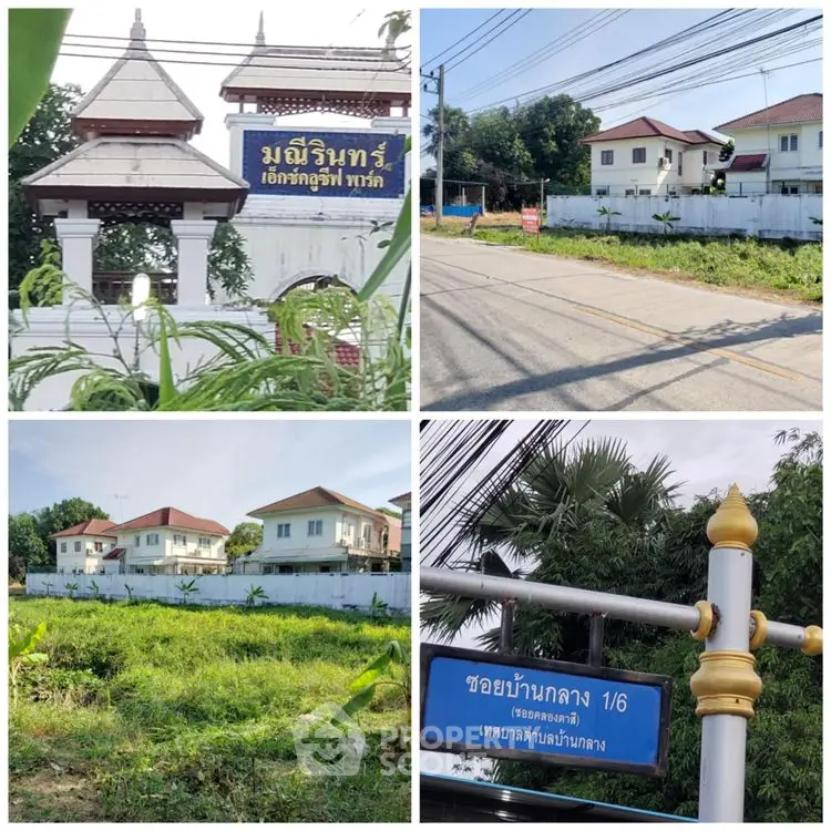 Charming residential area with lush greenery and traditional architecture in a serene neighborhood.