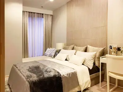 Luxurious bedroom with elegant decor and cozy ambiance