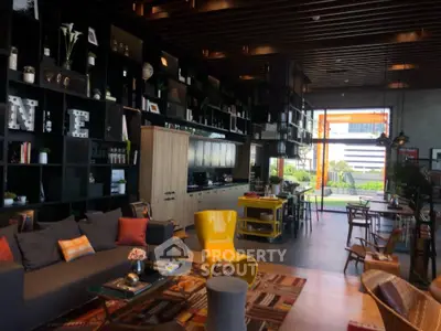 Luxurious modern living room with stylish decor and open layout, perfect for entertaining.