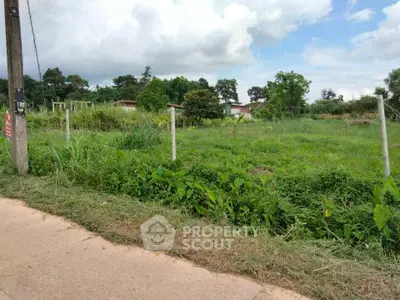 Spacious green land plot ideal for development with lush surroundings and clear skies.