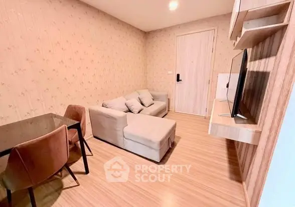 Cozy living room with modern furniture and stylish decor