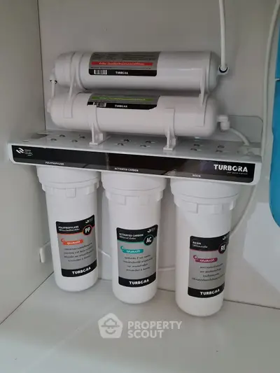 High-quality water filtration system installed under kitchen sink for pure and safe drinking water.