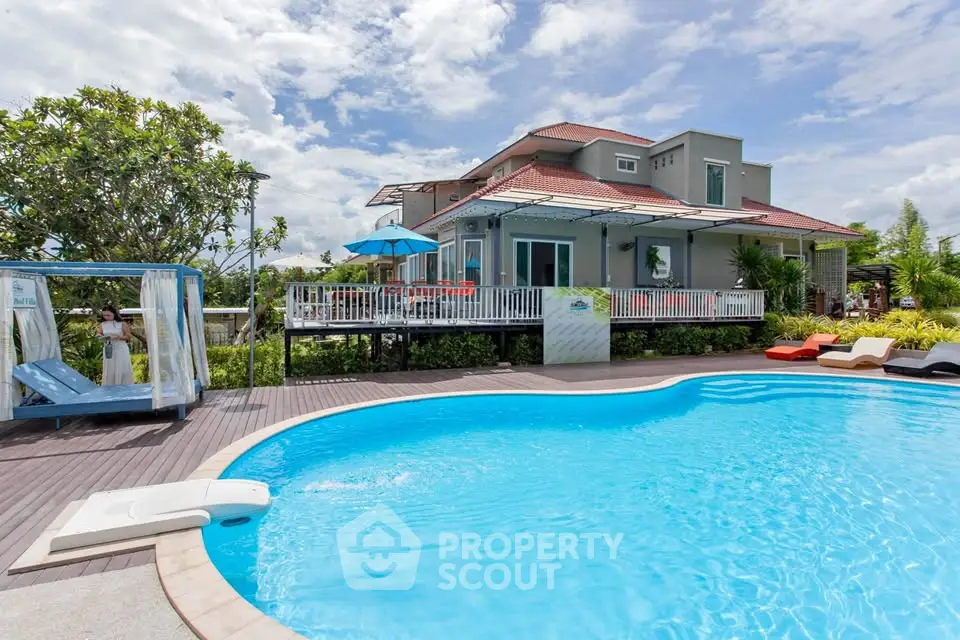 Stunning villa with private pool and spacious deck, perfect for luxury living.