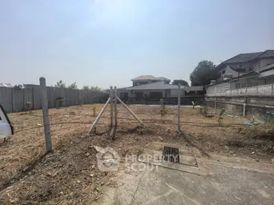 Spacious vacant land plot in suburban area with potential for development