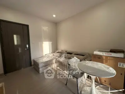 Cozy living room with modern furniture and natural light