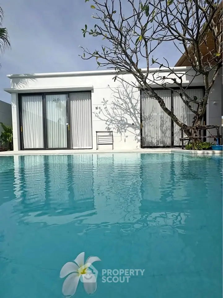 Luxurious villa with private pool and serene ambiance, perfect for relaxation and leisure.