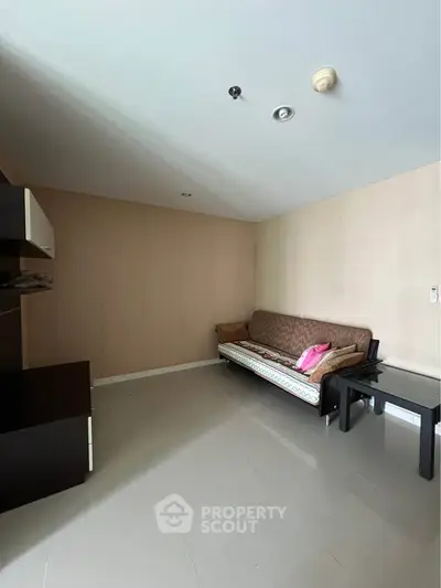 Cozy living room with minimalist decor and natural light