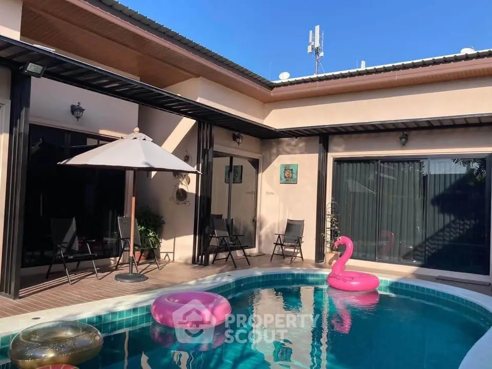 Charming villa with private pool and patio, perfect for relaxation and entertaining.