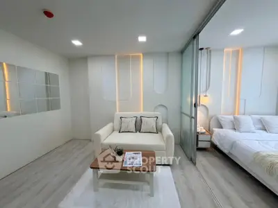 Modern studio apartment with stylish decor and cozy ambiance