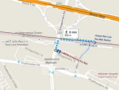  1 Bedroom Condo at Lumpini Place Srinakarin Huamak-2
