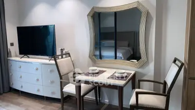 Chic modern living room with stylish furniture and elegant decor, perfect for urban living.