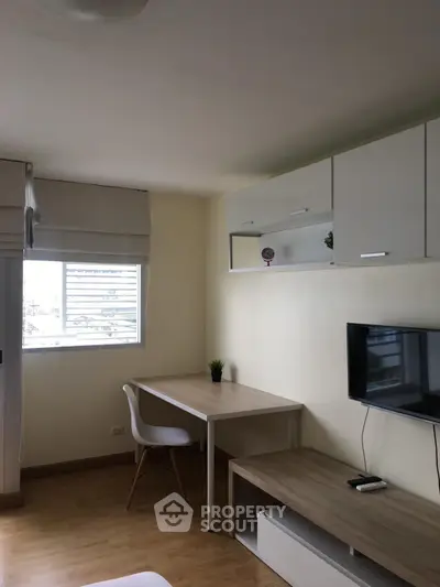 Modern apartment interior with stylish furniture and natural light