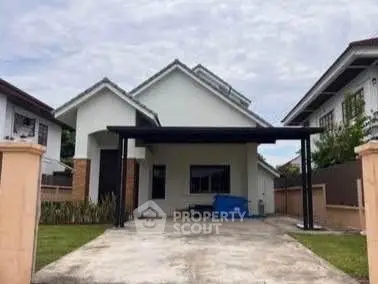 Charming suburban house with spacious driveway and modern design