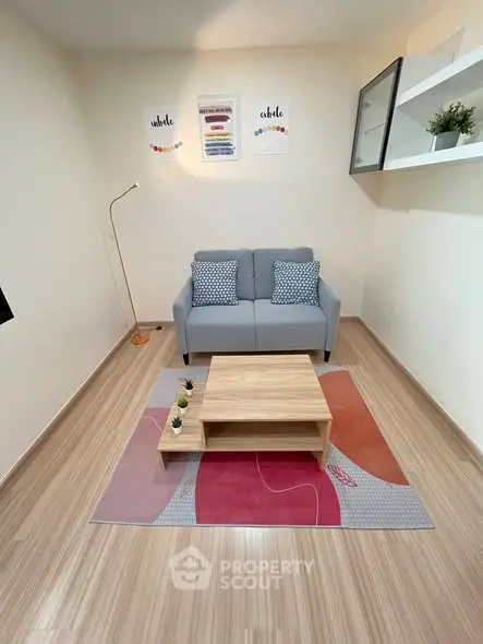 Cozy living room with modern decor and stylish furniture, perfect for relaxation and entertainment.