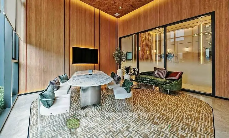 Luxurious modern living room with elegant decor and stylish furniture