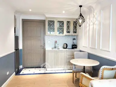 Charming kitchen with modern design and cozy dining area