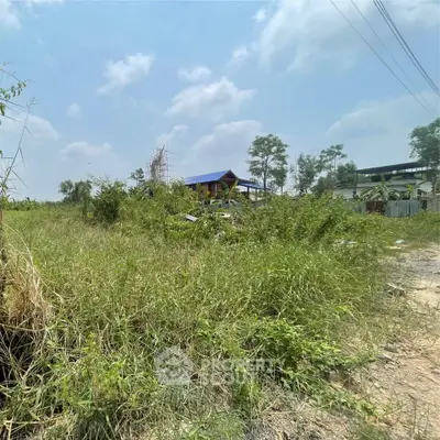 Expansive vacant land with lush greenery and clear skies, ideal for development opportunities.