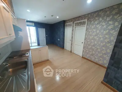 Spacious kitchen with modern design and ample natural light