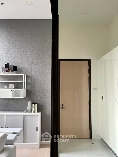 Modern interior with stylish decor and sleek storage solutions