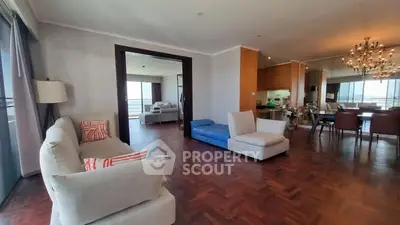 Spacious living room with elegant decor and open layout