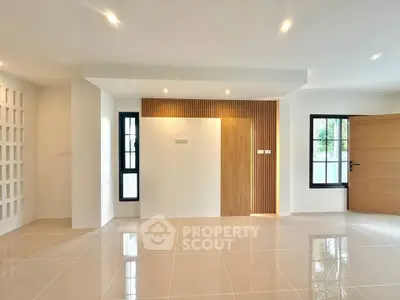 Spacious modern living room with elegant design and natural light