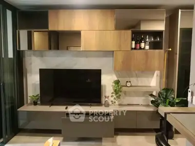 Modern living room with sleek TV unit and stylish cabinetry, perfect for contemporary homes.