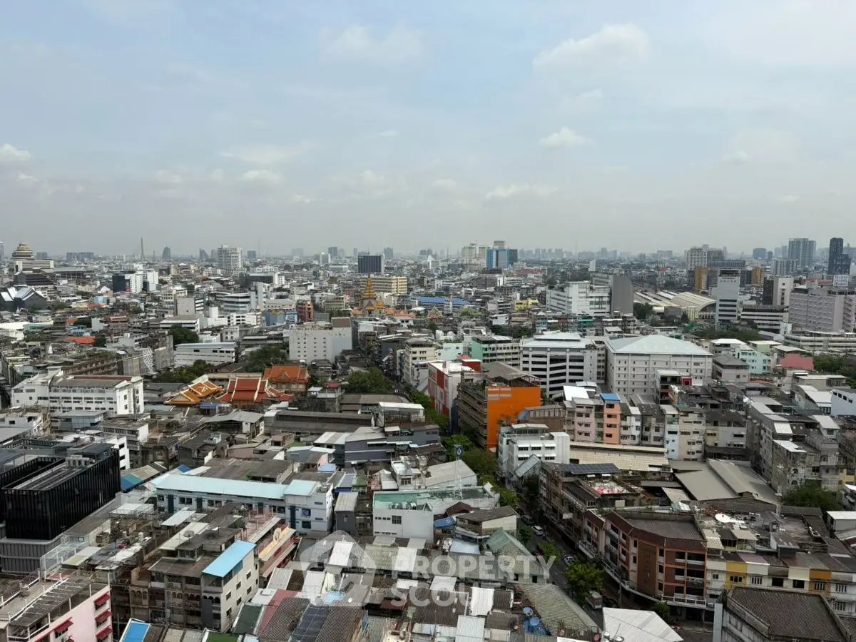 Stunning cityscape view showcasing urban skyline and diverse architecture.